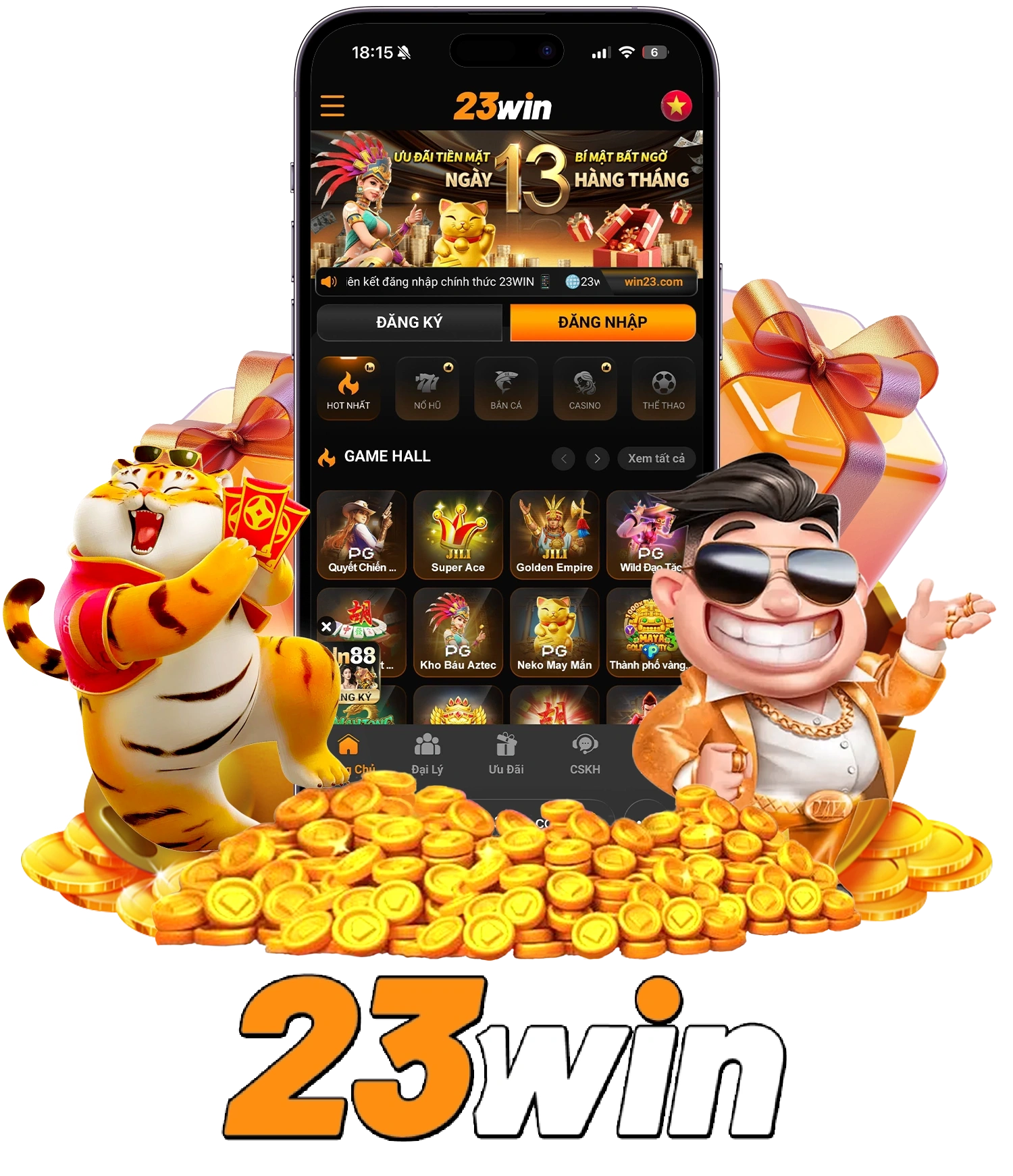 Dịch vụ ứng dụng trên di động 23Win
